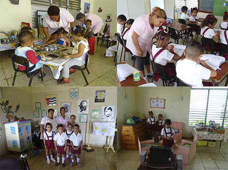 Actividades de los niños del Círculo infantil Flor del Naranjo.