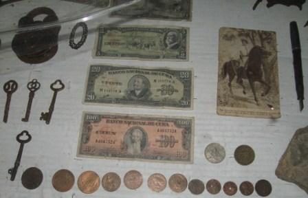Objetos pertenecientes a algunos norteamericanos que habitaron en La Gloria