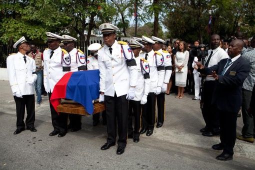 Homenaje en Puerto Príncipe al expresidente René Préval/Foto: TeleSur