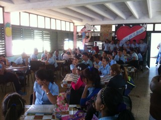 Estudiantes de 12 grado del municipio/Foto: Archivo