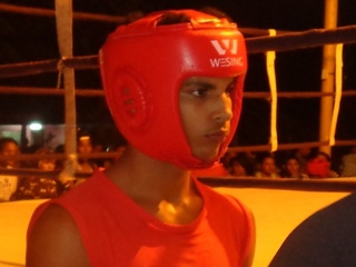 José Ernesto Freire García ya es una promesa del boxeo cubiteño/Foto: Autor