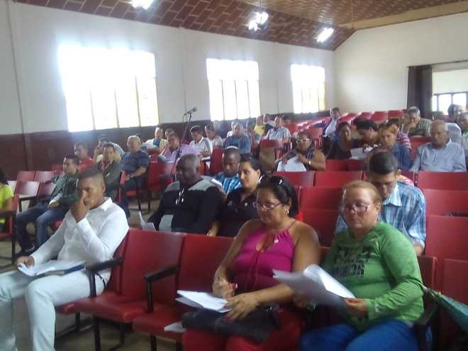Asamblea del poder popular en Sierra de Cubitas/Foto: Pedro Alexander Cruz Moiset