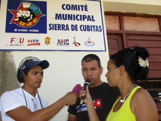 Yunier Acosta Marrero al medio maximo dirigente juvenil en el territorio convoco a asumir nuevos retos/Foto: Autor