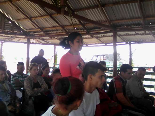 Dirigentes de la organización de base Anap/Foto: Autora