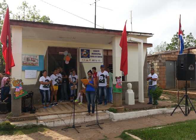 La sede del Comité Municipal de la UJC acogió parte de las actividades/Foto: Autor