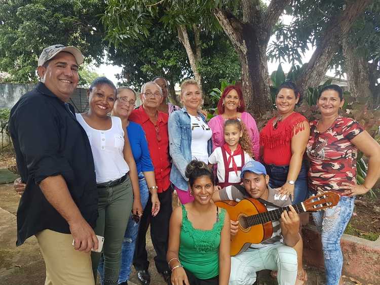 Profesionales del sector de la Cultura en Sierra de Cubitas.
