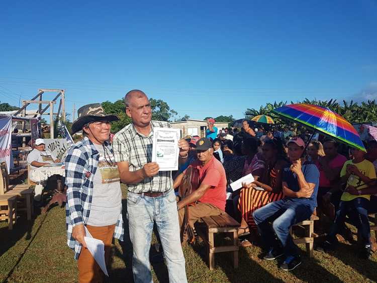 Proyecto de vida con respaldo popular en zona costera./Foto: Autora