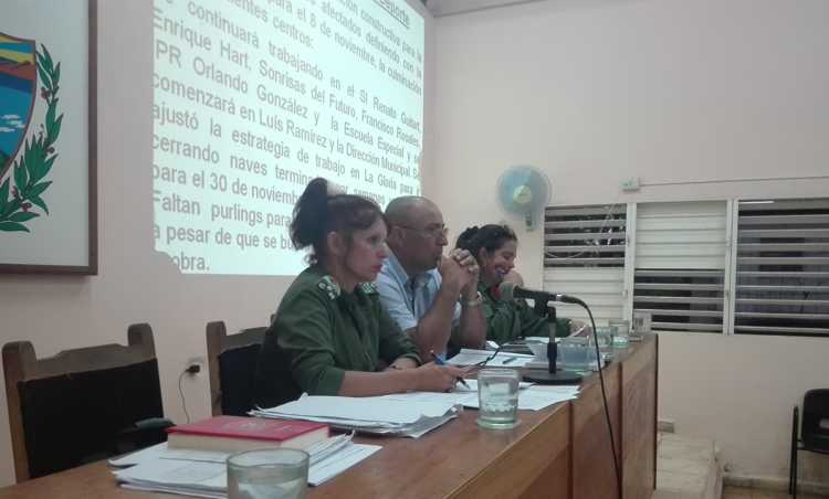 Análisis de la Etapa de Recuperativa en Sierra de Cubitas./Foto: Autora