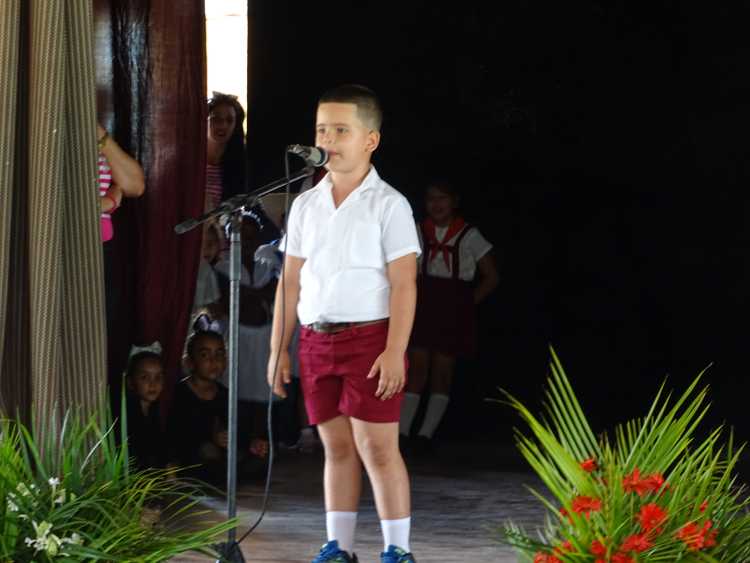 Andy Martínez Velazco, niño del Círculo infantil Sonrisas del Futuro.