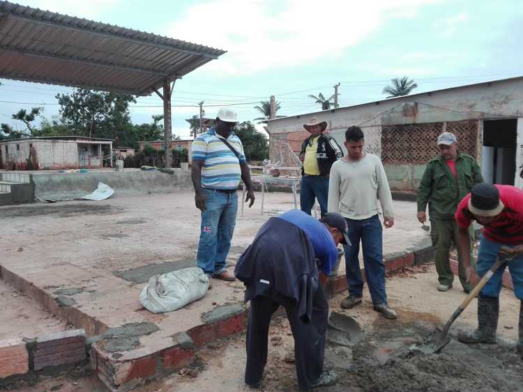 Área destinada a la recreación de los pobladores en los Pilones.