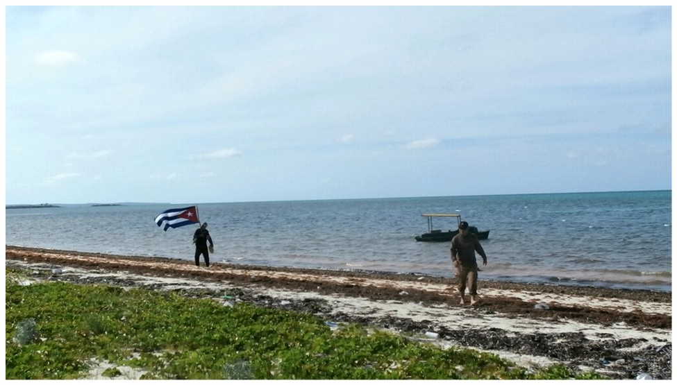 Cayo Guajaba al nort e de Siera de Cubitas./Foto: Autora