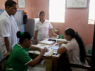 Atención primaria desde Consejo Popular La Gloria/Foto: Autora