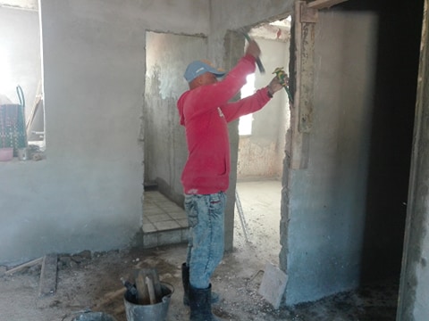 Construcción de viviendas en Sola 9.