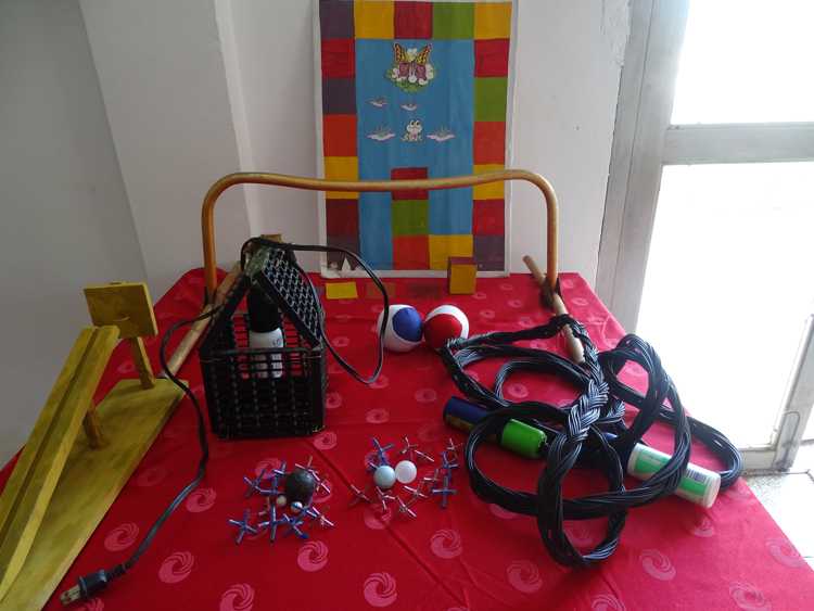 Creaciones para juegos de niños.