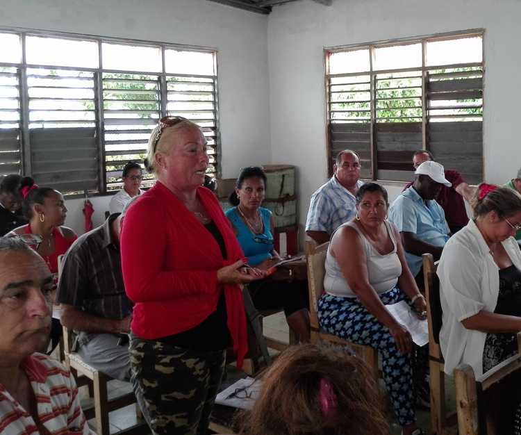Delegada de la comunidad de Puerto Piloto.