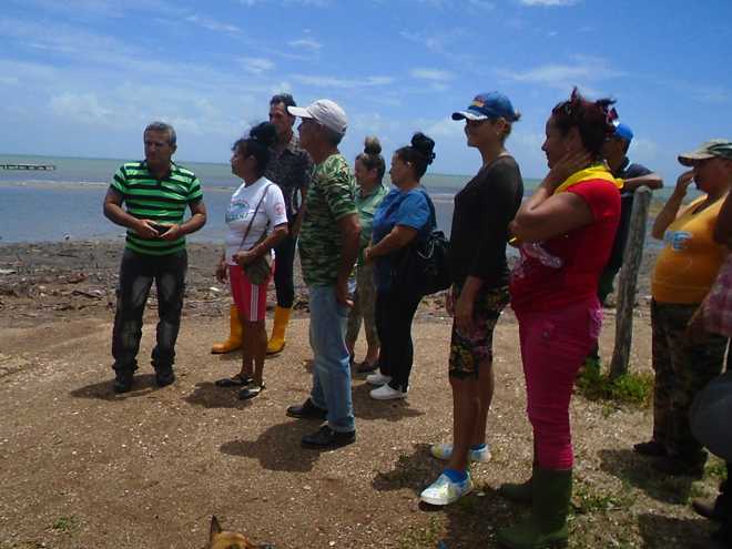 Capacitación a integrantes del destacamento Mirando al Mar.