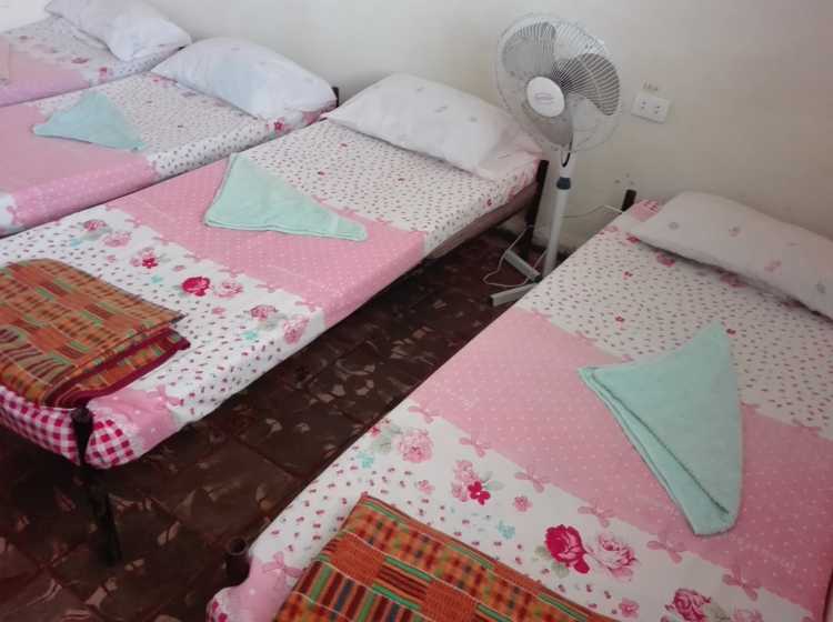 Dormitorio de los estudiantes que residen en la escuela especial.