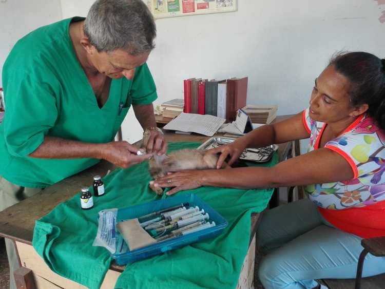 Eduardo Miranda Morales, médico veterinario en Sierra de Cubitas.