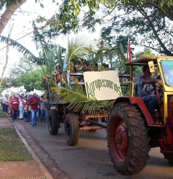 El sindicato de los Agropecuarios cerró la multitudinaria marcha
