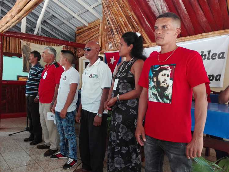 Electo el secretariado ejecutivo de los CDR en Sierra de Cubitas.