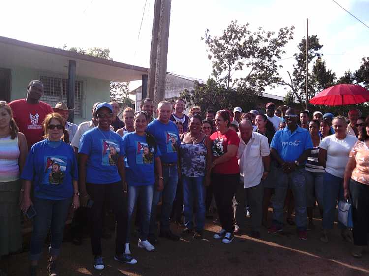 Encuentro  con trabajadores de la Delegación de la Agricultura.