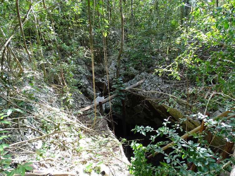 Entrada a la cueva María Teresa.