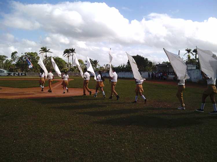 Estudiantes de la ESBU Pedro Alejandro Padrón.