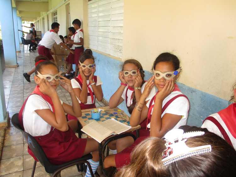 Estudiantes del círculo de interés.