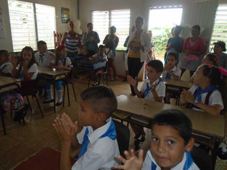 Familia integrada a la escuela.