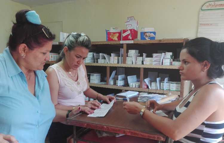 Farmacia de la comunidad Cubitas./Foto: Autora