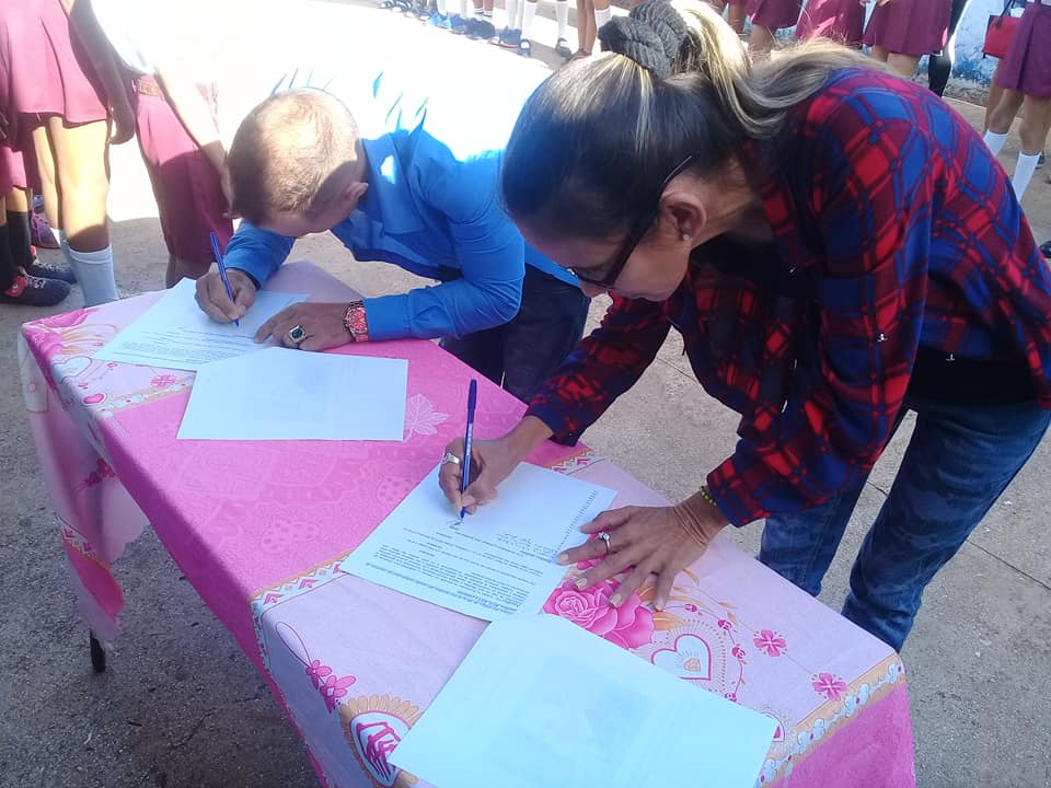 Firma del juramento.