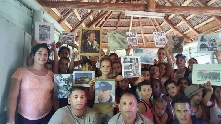 Foto tomada del perfil de facebook del perfil institucional en Facebook del Seminternado Indio Hatuey.