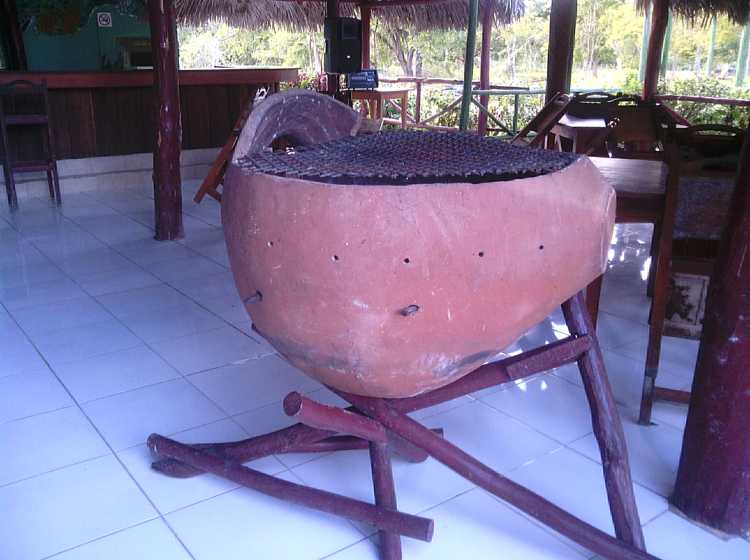 Horno tradicional para asados.