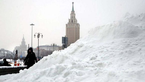Nevadas en Rusia