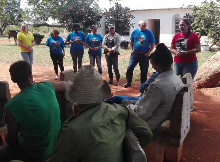 Intercambio con trabajadores de la UBPC Rescate Sanguily.