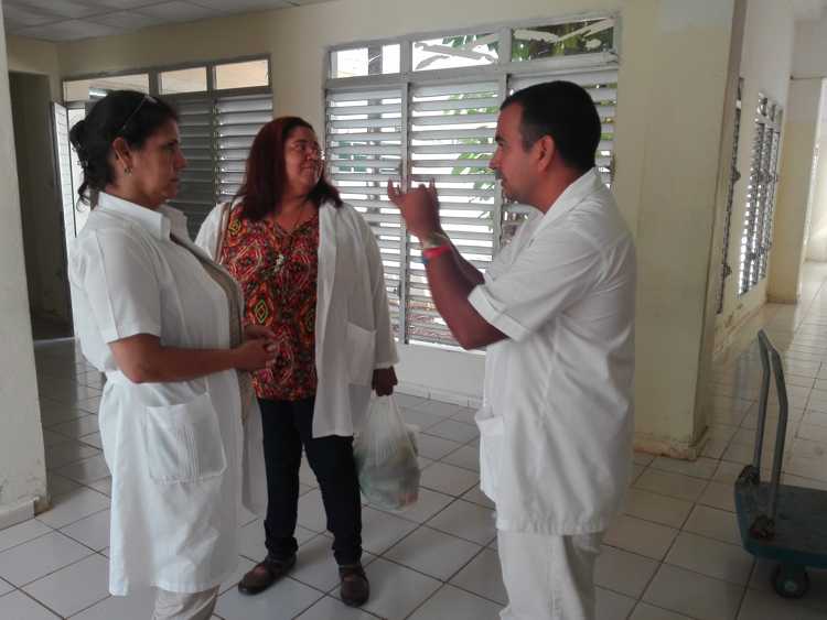 Intercambio de profesionales de la salud.