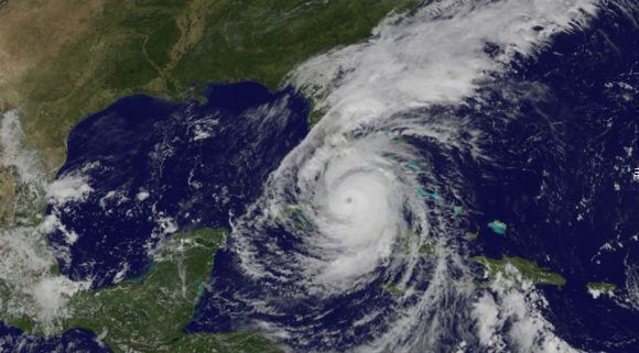 Irma sobre Cuba./Foto: Archivo