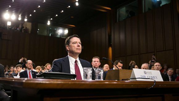 Durante su declaración ante el Congreso este jueves, James Comey, exdirector del FBI, negó que Trump le hubiera presionado para abandonar las investigaciones sobre Rusia y las elecciones en Estados Unidos. 