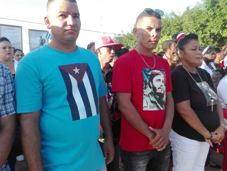 Jóvenes continúan legado de Fidel./Foto: Autora