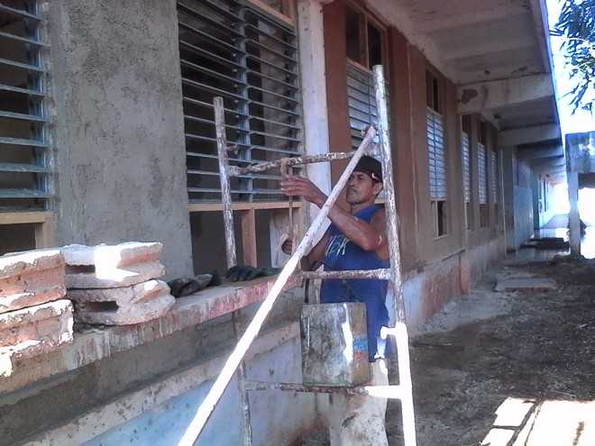 Labores de albañilería