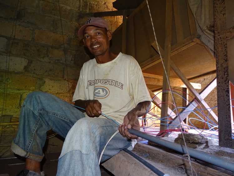 Labores de reparación.