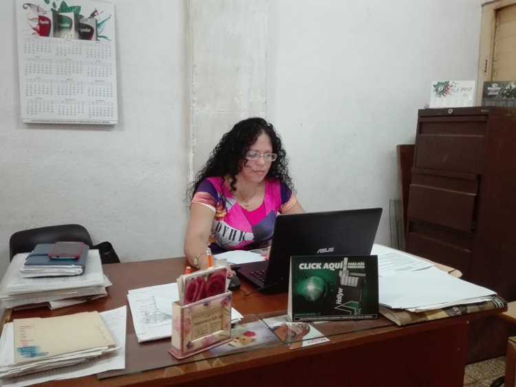 Las  federadas cubiteñas al frente de disímiles tareas./Foto: Autora