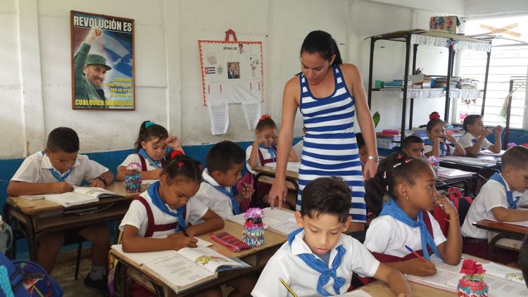 Liset Junco García, joven maestra destacada./Foto: Autora