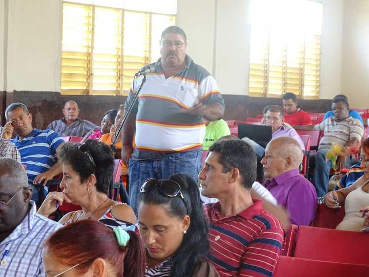 Participación de los delegados en la Asamblea.