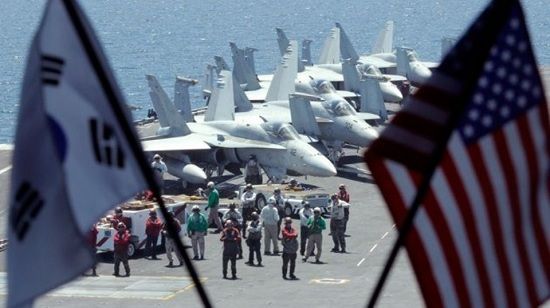 Maniobras militares entre EEUU y Corea del Sur./Foto: Cadenagramonte.