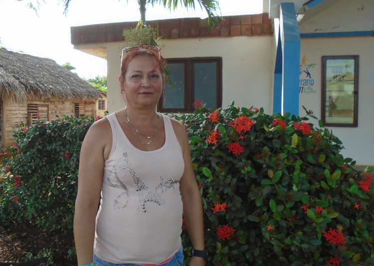 Margarita de la Nuez, delegada de circunscripción en la Gloria./Foto: Autora