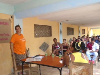 Merlin Mejías Organizadora de la FMC en Camagüey.