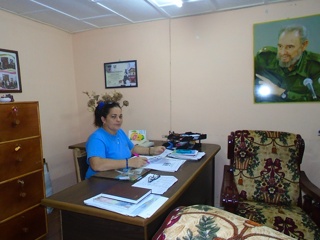 Odalis Mena Castro, presidenta de la Asamblea Municipal del Poder Popular.