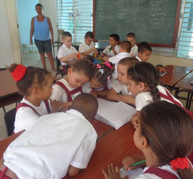 Pequeños del sexto año de vida.