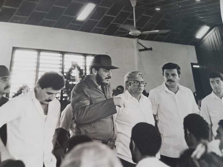 Presencia en Sierra de Cubitas en la operación tributo, de Fidel Castro Díaz Balart hijo del líder histórico de la Revolución Cubana.